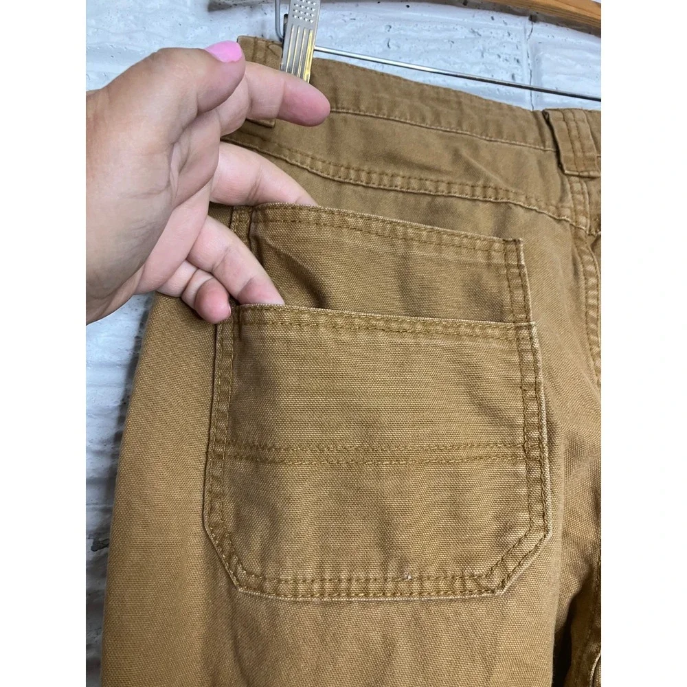 Dickies Carpenter Pants Women 10 Brown Excellent Urban Outfitters Duck Canvas‎
